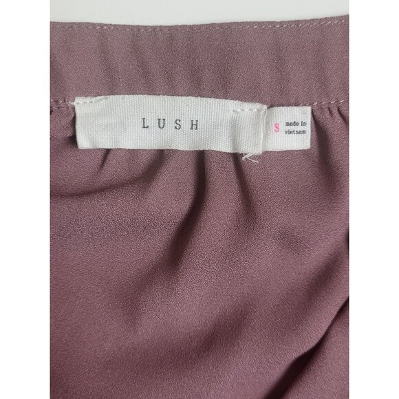 Lush Long-Sleeve V-Neck Blouse Size Small - Picture 7 of 9